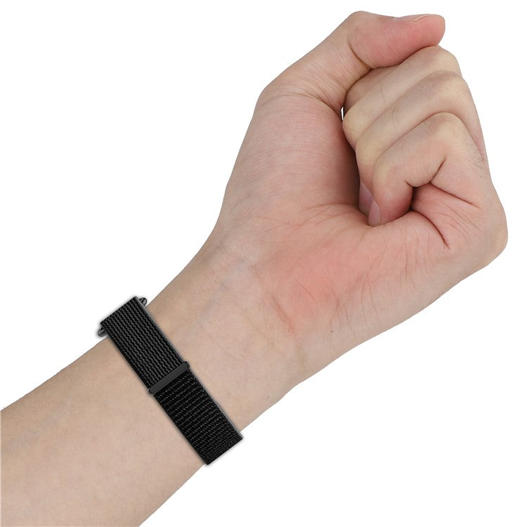 KALEBOL Watch Strap For Huawei Band 10  /  9  /  8 Adjustable Nylon Breathable Wrist Band - Blue  /  Grey