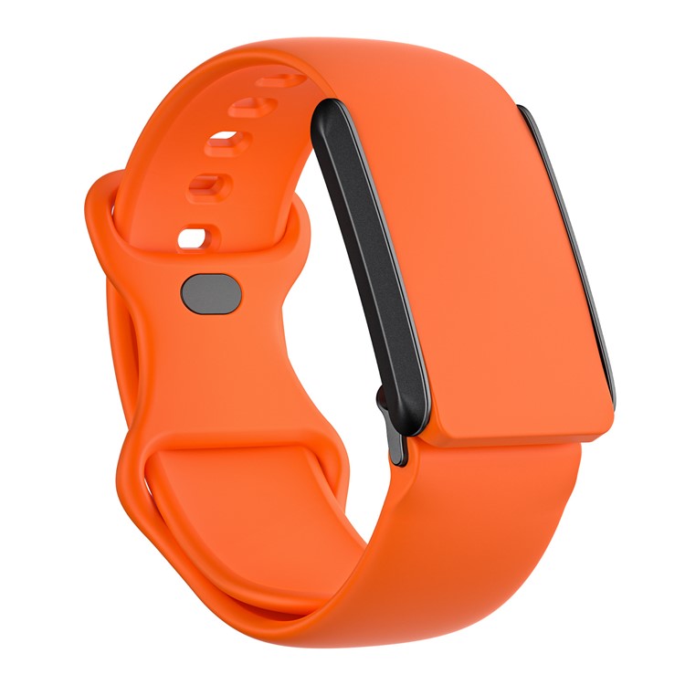 KALEBOL For WHOOP 4.0 Watch Band 8-Shaped Buckle Silicone Wristband Adjustable Strap - Orange