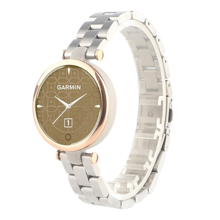 Stainless Steel Adjustable Smart Watch Band Replacement Strap for Garmin Lily - Silver