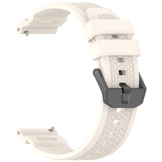 For TicWatch Atlas Silicone Strap Armor Style Flexible Silicone Adjustable Watch Band - Starlight