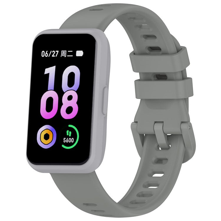 For Keep B5 Silicone Watch Band Adjustable Wristband Replacement Strap - Grey