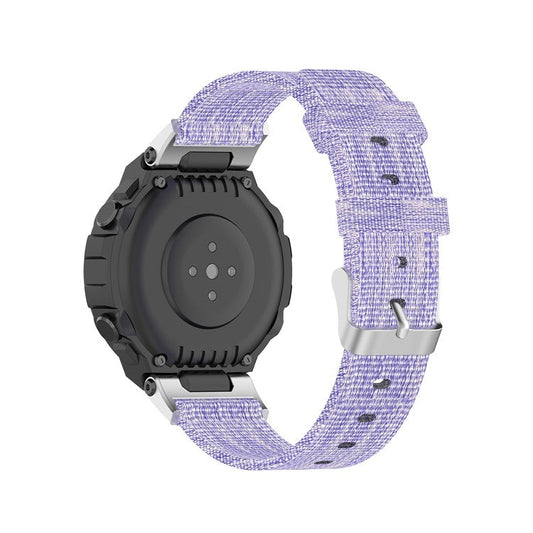 Nylon Cloth Replacement Strap Smart Watch Band for Huami Amazfit T-Rex Pro/Amazfit T-Rex - Purple