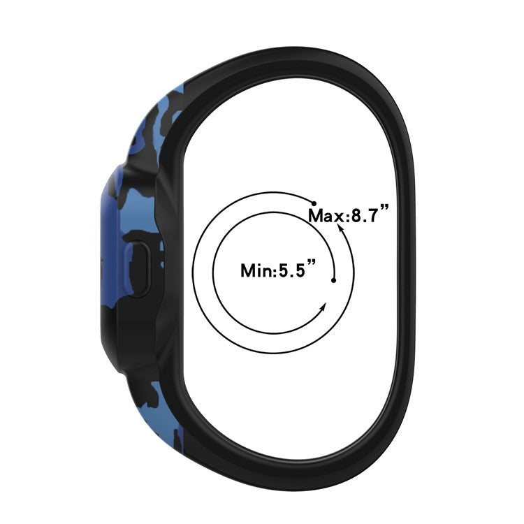 Silicone Pattern Printing Replacement Watch Band Strap for Garmin Vivofit jr 3, Size: L - Mosaic