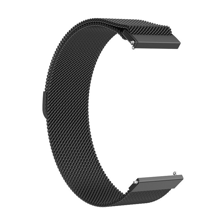 Adjustable Milanese Stainless Steel Wristband Watch Strap Replacement for Huawei Watch 3/Watch 3 Pro - Black