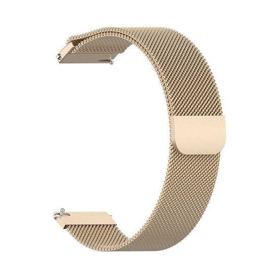 Adjustable Milanese Stainless Steel Wristband Watch Strap Replacement for Huawei Watch 3/Watch 3 Pro - Champagne Gold