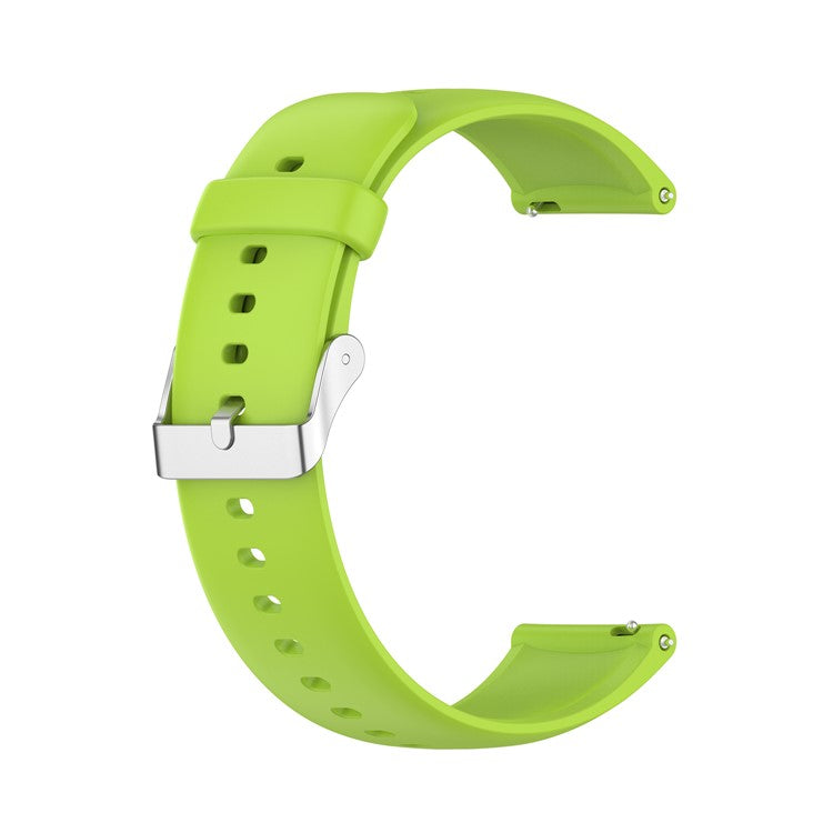 Premium Quality 22mm Sporty Silicone Waterproof Watch Band Interchangeable Strap for Realme Watch 3 / Huawei Watch 3 / 3 Pro / 3 Pro New / GT 2e - Lime