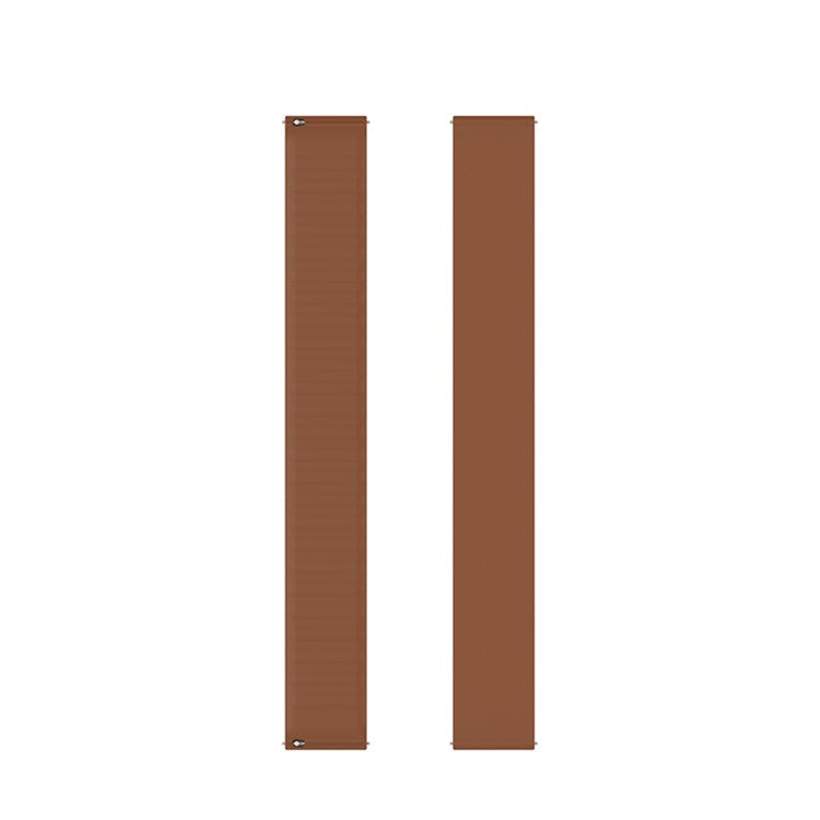 Replacement Universal Smart Watch Band Silicone Wrist Strap 20mm (Band Length 150mm) for Samsung Galaxy Watch4 Classic 46mm 42mm/Watch4 44mm 40mm - Brown