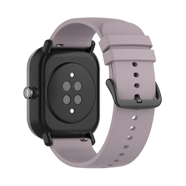 Soft Silicone Adjustable Smart Watch Band Replacement Strap 20mm for Samsung Galaxy Watch 5 / Watch 5 ProWatch4 Classic 46mm 42mm / Galaxy Watch4 44mm 40mm / Galaxy Watch3 41mm / Watch Active - Light Purple