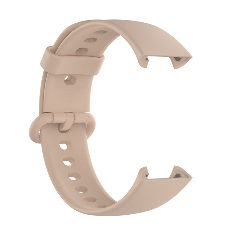 Adjustable Solid Color Watch Band Soft Silicone Strap for Xiaomi Redmi Watch 2 / Redmi Watch 2 Lite - Pink
