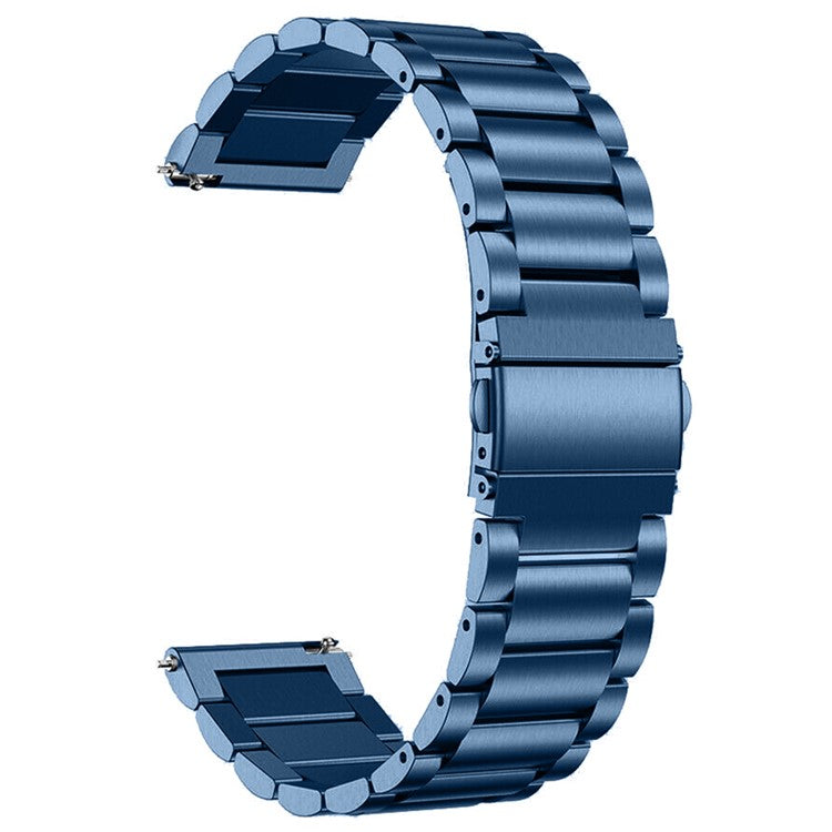 20mm Stainless Steel Watch Strap for Garmin Vivomove Style/Garminmove Style Quick Release Watchband with Folding Clasp - Blue