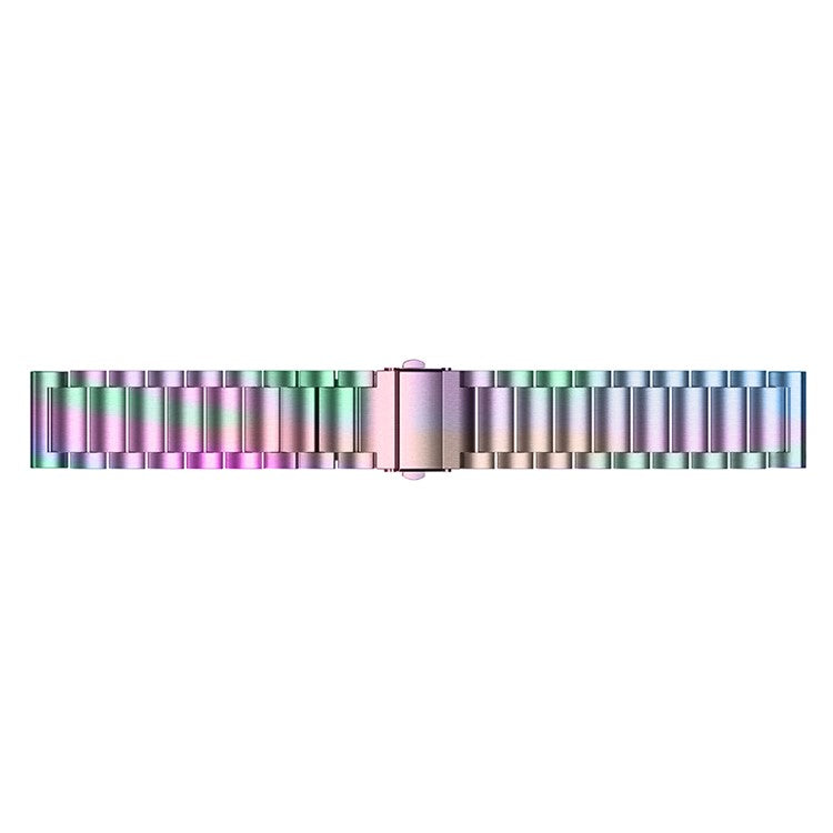 20mm Stainless Steel Watch Strap for Garmin Vivomove Style/Garminmove Style Quick Release Watchband with Folding Clasp - Colorful