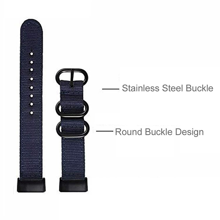 For Garmin Fenix 7X  /  6X Pro  /  Tactix7 Adjustable Wrist Band 26mm Nylon Watch Strap Replacement Watchband - Blue