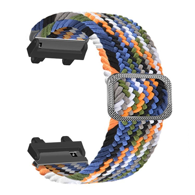 Watch Strap for Huami Amazfit T-Rex 2, Nylon Braided Adjustable Loop Wrist Band Replacement - Camouflage