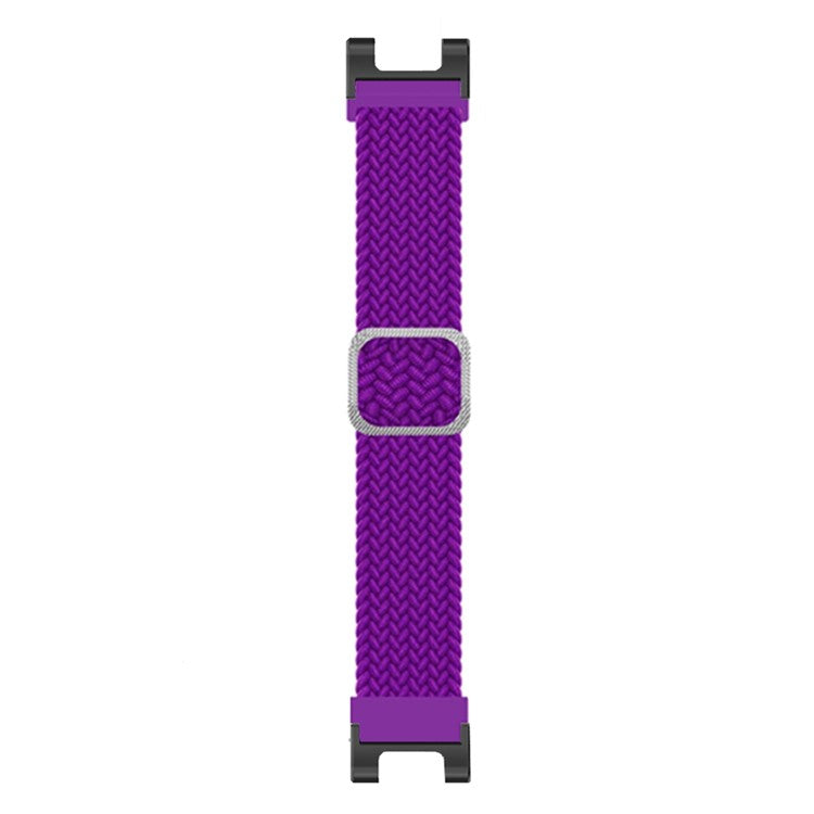 For Huami Amazfit T-Rex  /  T-Rex Pro  /  Ares Breathable Watch Strap Flexible Nylon Watch Band with Adjustable Buckle - Purple