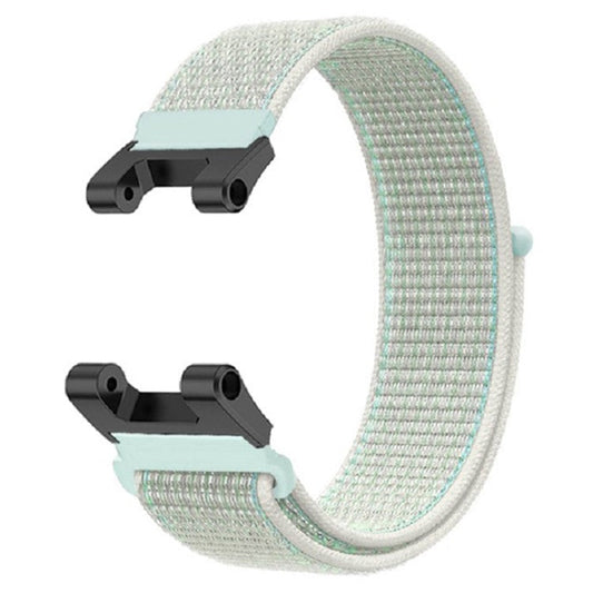 For Huami Amazfit T-Rex  /  T-Rex Pro  /  Ares Adjustable Watch Strap Flexible Nylon Bracelet Smart Watch Breathable Band for Women / Men - Cyan