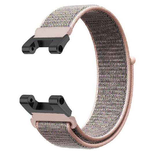 For Huami Amazfit T-Rex  /  T-Rex Pro  /  Ares Adjustable Watch Strap Flexible Nylon Bracelet Smart Watch Breathable Band for Women / Men - Light Pink