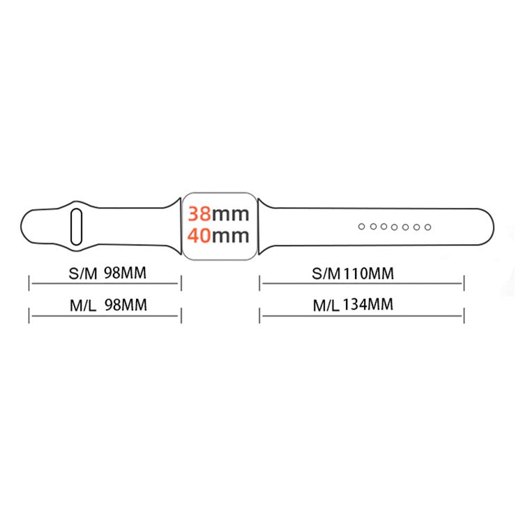 For Apple Watch Series 10 42mm / 9 8 7 41mm / 6 5 4 SE SE (2022) SE (2023) 40mm / 3 2 1 38mm Halloween Pattern Silicone Watch Band Replacement Wrist Strap, Size: S / M - Black Pumpkins