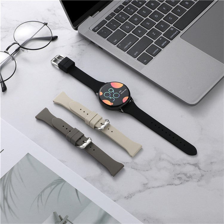 For Huawei Watch GT 3 Pro 46mm / Apex 46mm / Apex Pro Universal 22mm Replacement Strap Adjustable Silicone Wrist Band - Pink