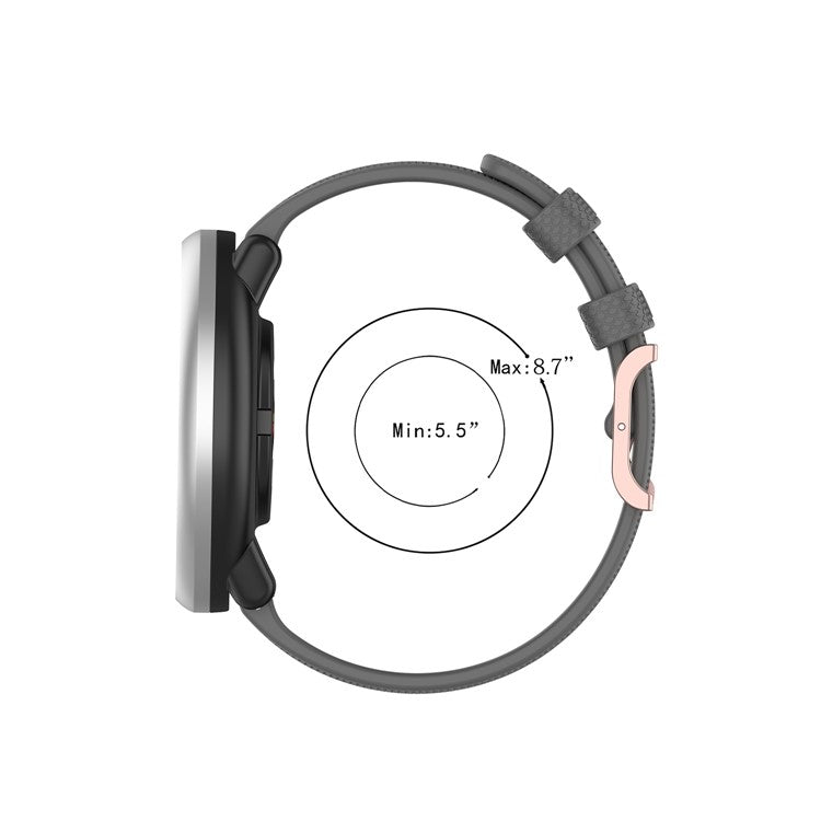 For Samsung Galaxy Watch6 40mm 44mm / Watch6 Classic 43mm 47mm / Watch 5 40mm 44mm / 5 Pro 45mm / Watch4 40mm 44mm Anti-slip Dot Texture Design Silicone Watch Band Wrist Strap - White