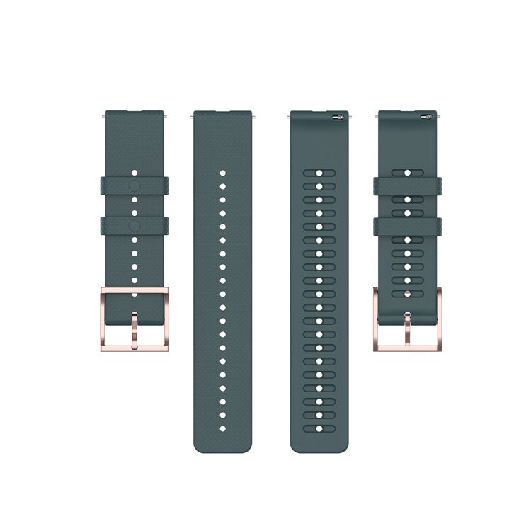 For Samsung Galaxy Watch6 40mm 44mm / Watch6 Classic 43mm 47mm / Watch 5 40mm 44mm / 5 Pro 45mm / Watch4 40mm 44mm Anti-slip Dot Texture Design Silicone Watch Band Wrist Strap - Green