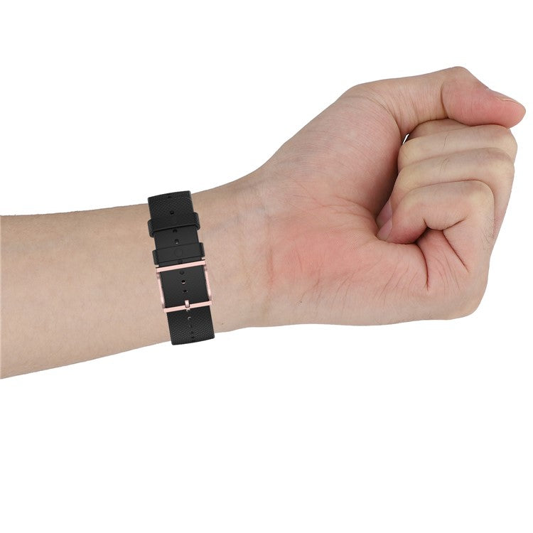 For Samsung Galaxy Watch6 40mm 44mm / Watch6 Classic 43mm 47mm / Watch 5 40mm 44mm / 5 Pro 45mm / Watch4 40mm 44mm Anti-slip Dot Texture Design Silicone Watch Band Wrist Strap - Green