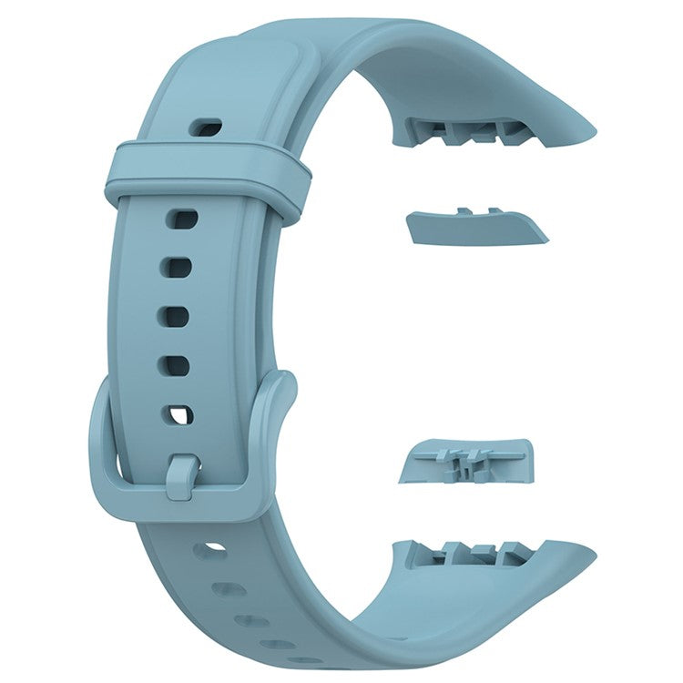 For Oppo Band 2 Soft TPU Watch Band Quick Release Replacement Sports Watch Strap - Baby Blue