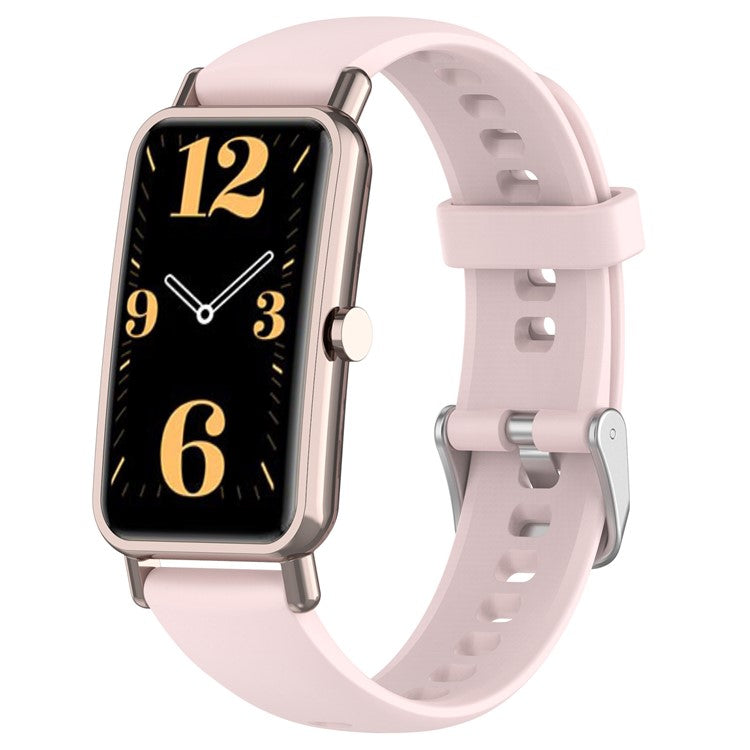 For Huawei Watch Fit mini / Talkband B6 / B3 Replacement Watch Band 16mm Watch Strap Silicone Watchband - Light Pink