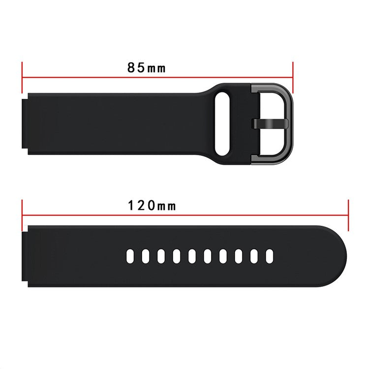 For Huawei Watch Fit mini / Talkband B3 / Talkband B6 Soft Silicone Watch Band 16mm Quick Release Strap Replacement with Colorful Buckle - Pink