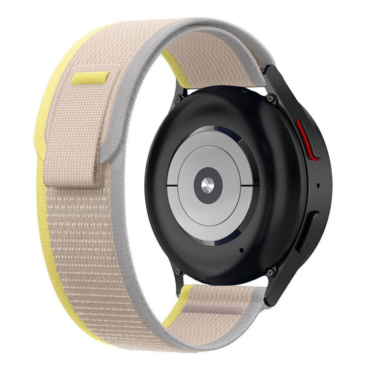 For Garmin Forerunner 255 / 745 22mm Replacement Nylon Band Sport Trail Loop Adjustable Watch Strap - Beige