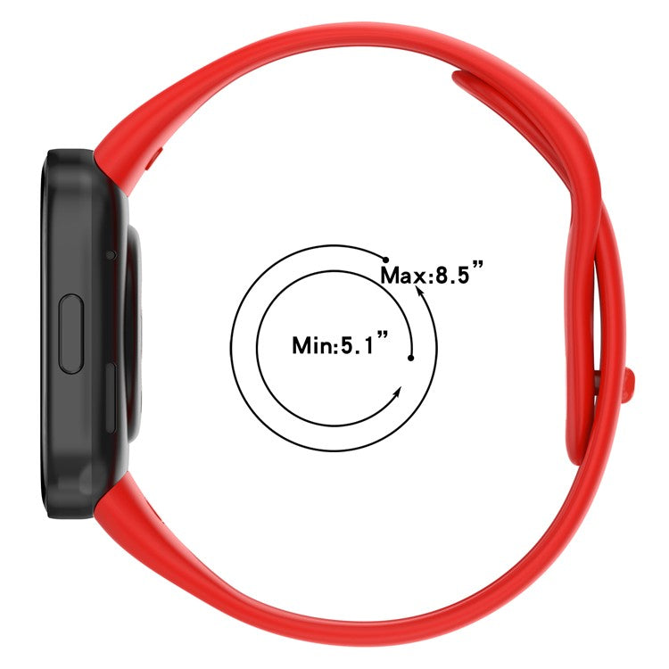 Silicone Watch Band for Xiaomi Redmi Watch 3 / Mi Lite Watch 3 Soft Strap Quick Release Watchband - Mint Green