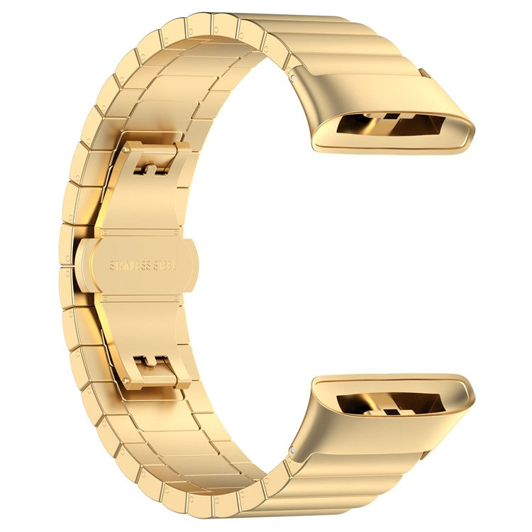 Watch Strap for Xiaomi Redmi Watch 3  /  Mi Watch Lite 3 Watchband 20mm Stainless Steel Wristband - Gold