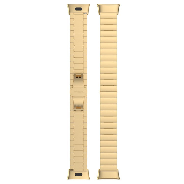 Watch Strap for Xiaomi Redmi Watch 3  /  Mi Watch Lite 3 Watchband 20mm Stainless Steel Wristband - Gold