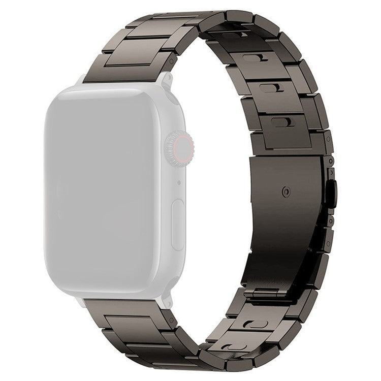 For Apple Watch Series 10 46mm / Ultra 2 Ultra 49mm /  Series 9 8 7 45mm / 6 5 4 SE (2023) SE (2022) SE 44mm / 3 2 1 42mm Titanium Alloy Smartwatch Strap - Grey