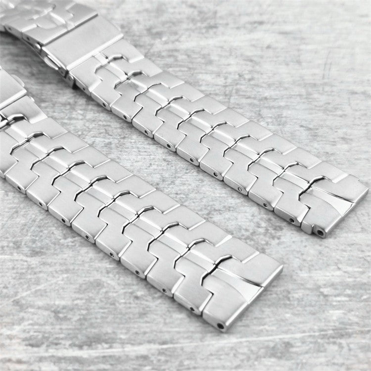 20mm Watch Strap for Garmin Venu 2 Plus / Venu Sq / Venu Sq 2 Stainless Steel Replacement Watchband - Silver