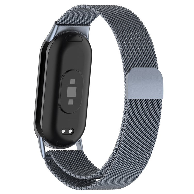 Stainless Steel Strap for Xiaomi Smart Band 9 NFC / 9 / 8 NFC / 8 Watch Band - Grey