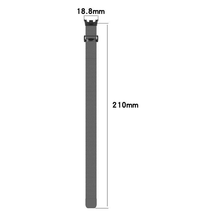 Stainless Steel Strap for Xiaomi Smart Band 9 NFC / 9 / 8 NFC / 8 Watch Band - Grey
