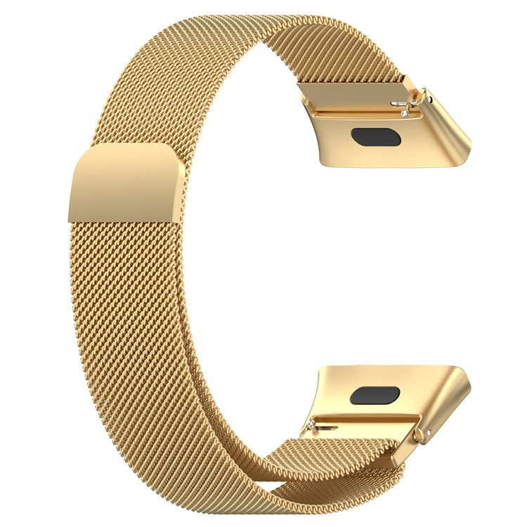 For Xiaomi Redmi Watch 3 / Mi Watch Lite 3 Milanese Metal Mesh Strap Replacement Smart Watch Band - Gold