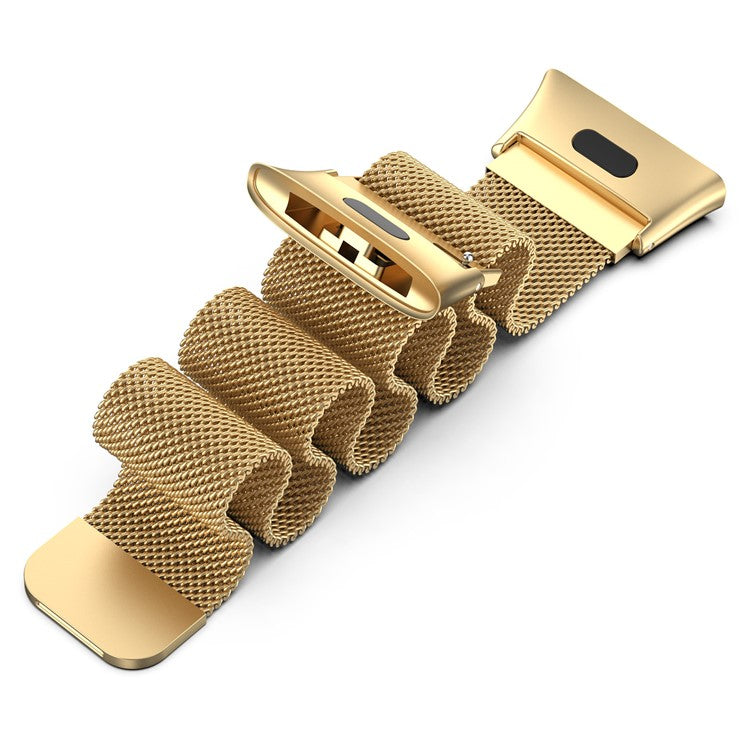 For Xiaomi Redmi Watch 3 / Mi Watch Lite 3 Milanese Metal Mesh Strap Replacement Smart Watch Band - Gold