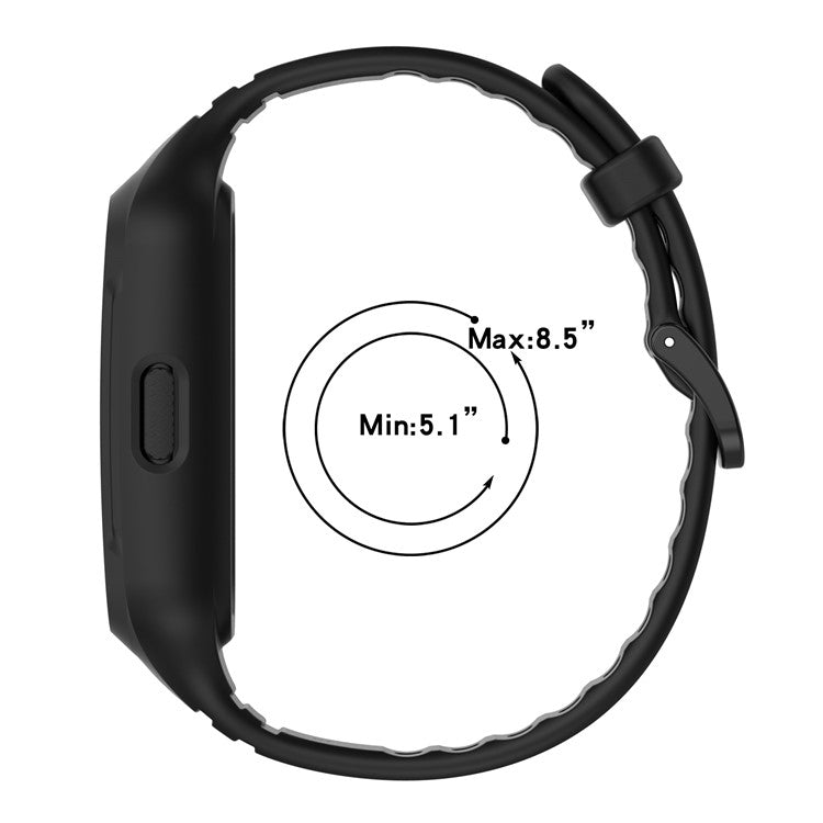 For Huawei Band 6 / 6 Pro / Band 7 / Band 8 / Band 8 NFC / Band 9 / Band 9 NFC / Honor Band 6 / 7 Silicone Watch Band with Case - Red Tea Orange