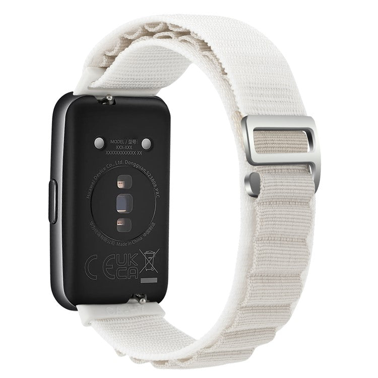 For Huawei Band 7 Replacement Watch Band Nylon Adjustable Wrist Strap - Starlight