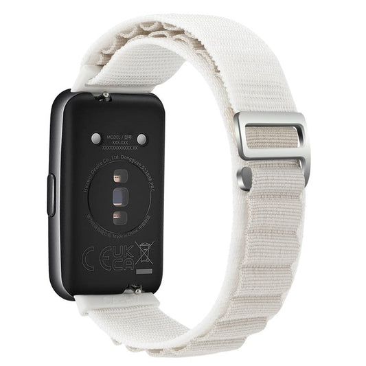 For Huawei Band 7 Replacement Watch Band Nylon Adjustable Wrist Strap - Starlight