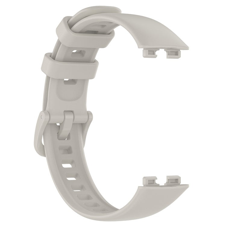 For Huawei Band 8 / Band 8 NFC / Band 9 / Band 9 NFC Silicone Watch Bands Waterproof Sport Watchband Strap - Seagull Grey