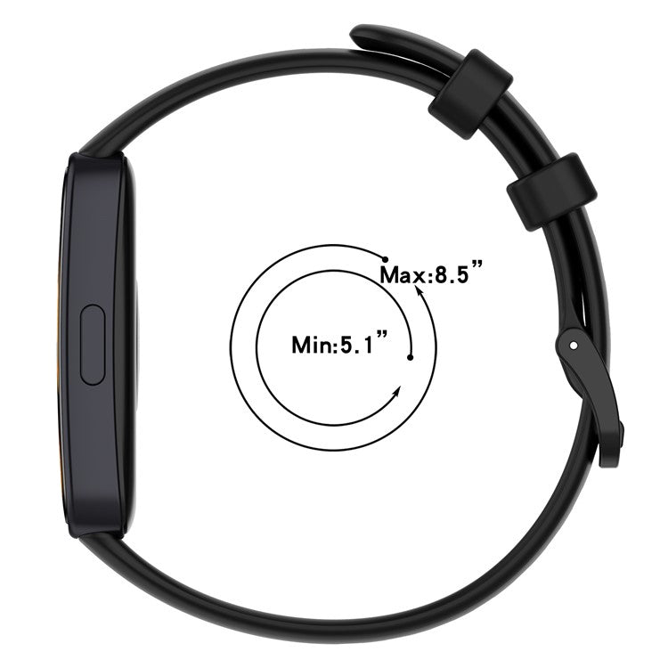 For Huawei Band 8 / Band 8 NFC / Band 9 / Band 9 NFC Silicone Watch Bands Waterproof Sport Watchband Strap - Seagull Grey