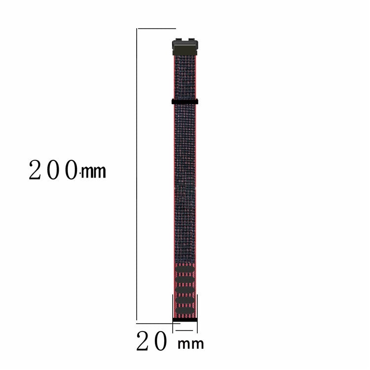 For Huawei Band 8 / Band 8 NFC / Band 9 / Band 9 NFC Nylon Watch Band Adjustable Sport Loop Breathable Replacement Strap - Seashell