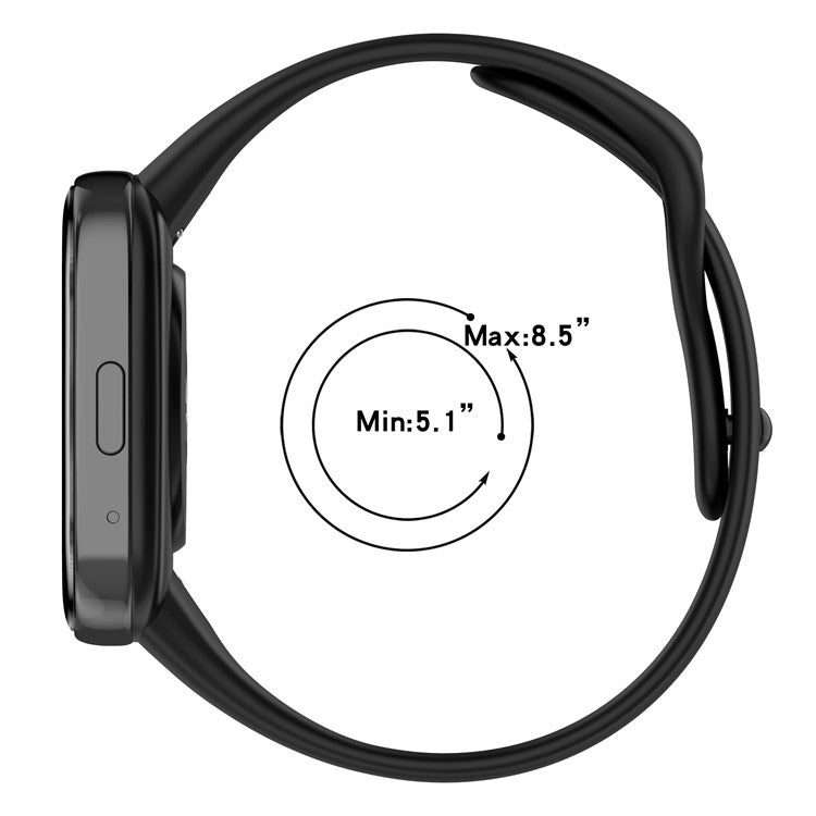 For Xiaomi Redmi Watch 3 Lite / Watch 3 Active Replacement Silicone Watchband Soft Watch Strap - Lime