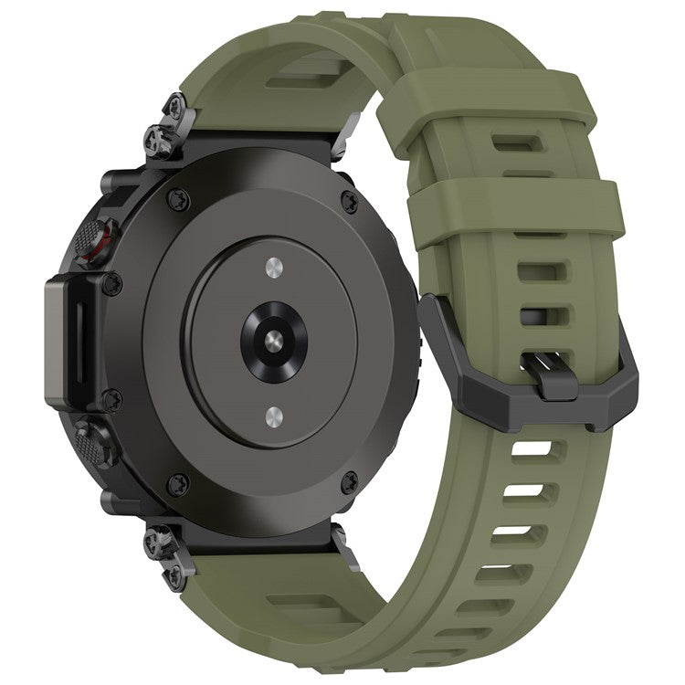For Huami Amazfit T-rex Ultra A2142 Silicone Watch Strap Adjustable Wrist Band - Green