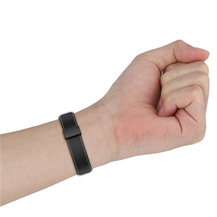 For Huawei Watch Buds / Watch 4 Pro / Watch 3 Pro Genuine Cow Leather Watch Strap 22mm Folding Buckle Wristband - Brown