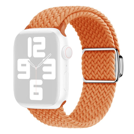 Watch Strap for Apple Watch Series 10 42mm / 9 8 7 41mm / SE (2023) SE (2022) SE 6 5 4 40mm / 3 2 1 38mm Magnetic Buckle Watch Band - Orange