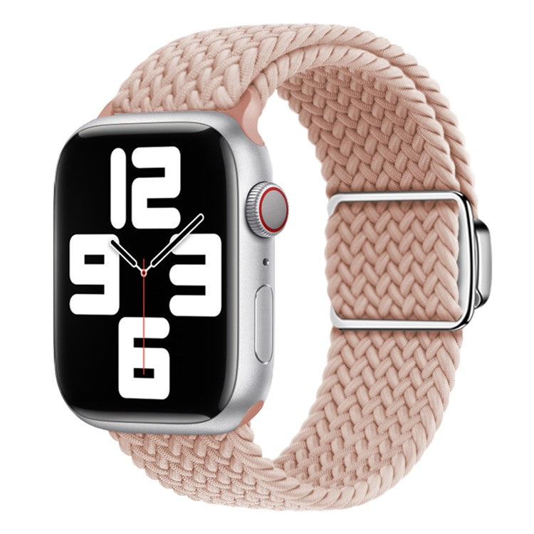 Watch Strap for Apple Watch Series 10 42mm / 9 8 7 41mm / SE (2023) SE (2022) SE 6 5 4 40mm / 3 2 1 38mm Magnetic Buckle Watch Band - Pink