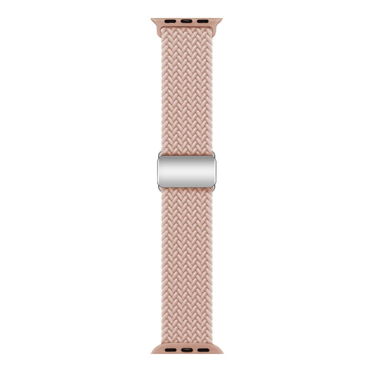 Watch Strap for Apple Watch Series 10 42mm / 9 8 7 41mm / SE (2023) SE (2022) SE 6 5 4 40mm / 3 2 1 38mm Magnetic Buckle Watch Band - Pink